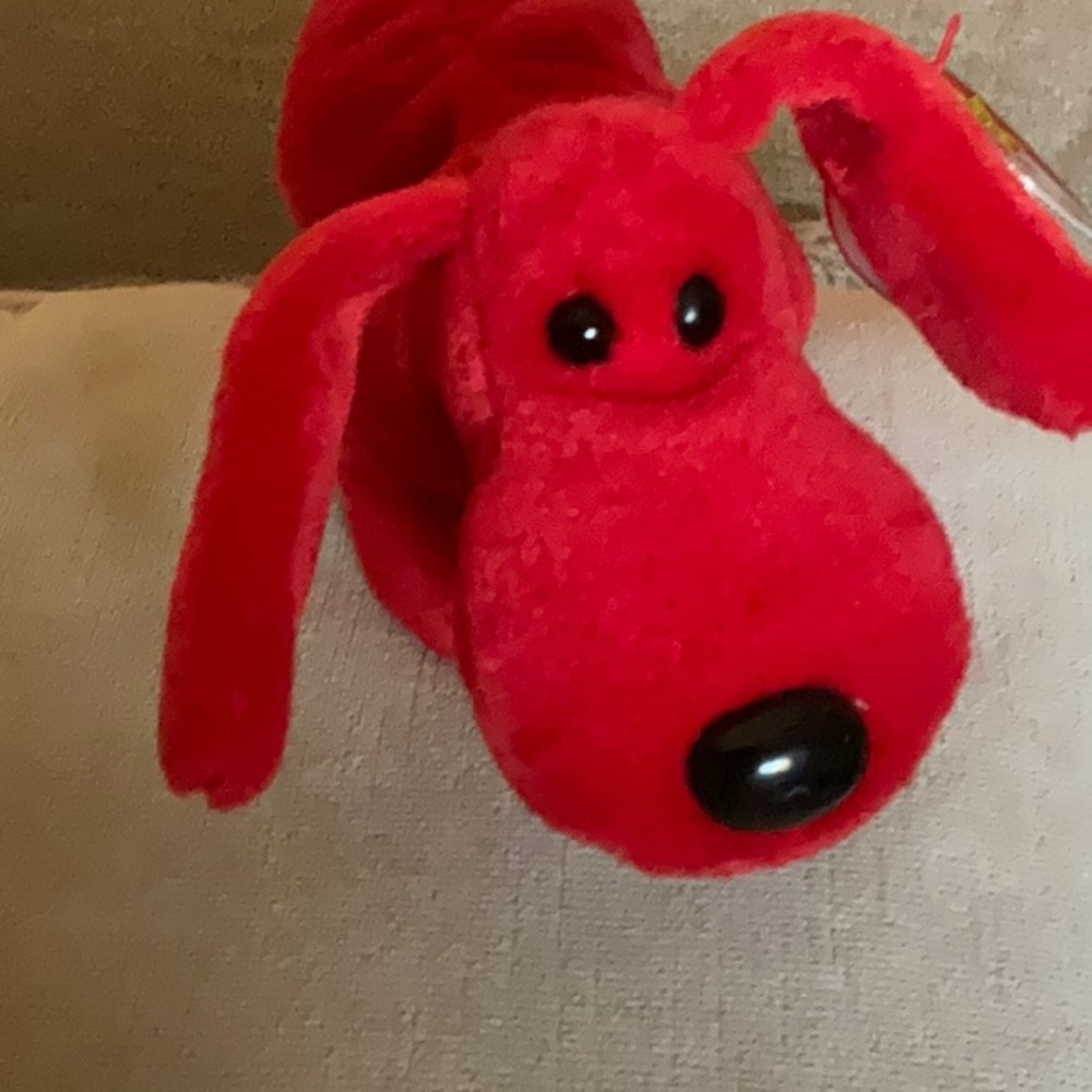 TY Beanie Baby, Rover Red Dog, 1996. ADORABLE